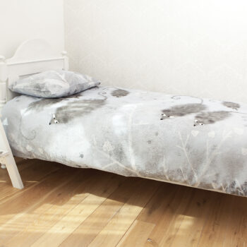 Bedding set Mice in blue