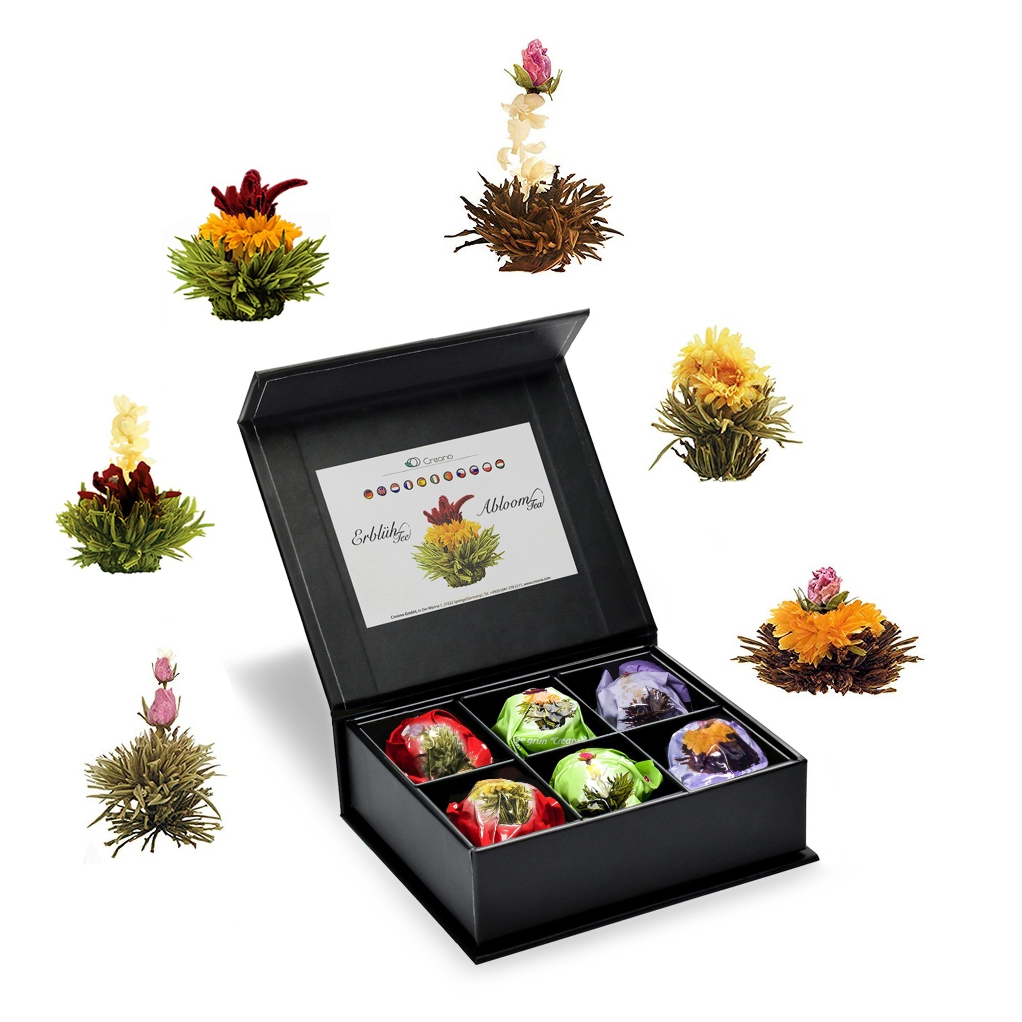 Tea flowers (black tea) 3 Tea flower set (black tea)