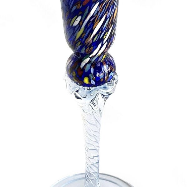 Murano glass candlestick