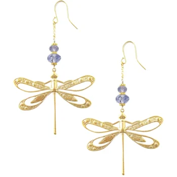 Kullatud kõrvarõngad kiilidega