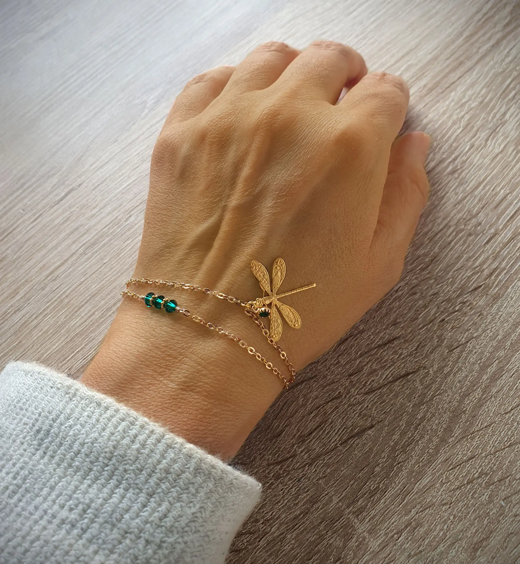 Dragonfly pendant bracelet 3 Dragonfly pendant bracelet - Image 3