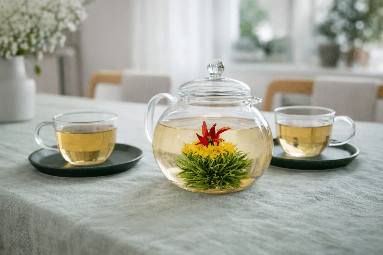 Glass Teapot, 1.3 L 2 Glass Teapot