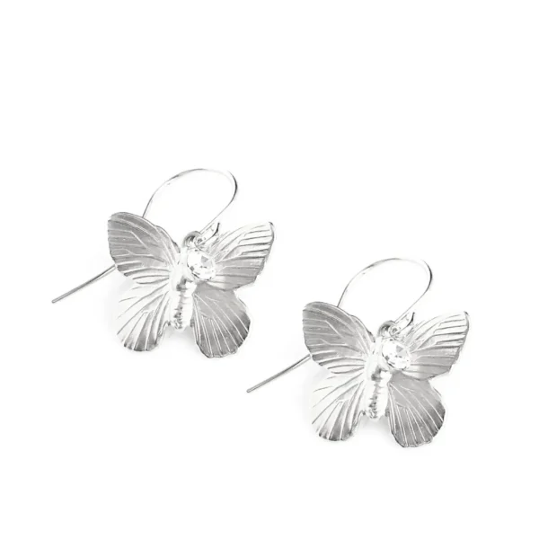 Butterfly earrings with Zirconia