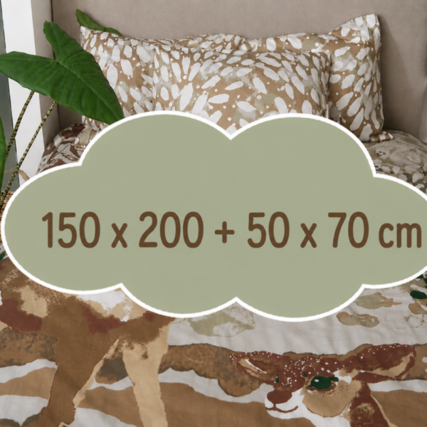 150 x 200 + 50 x 70 cm