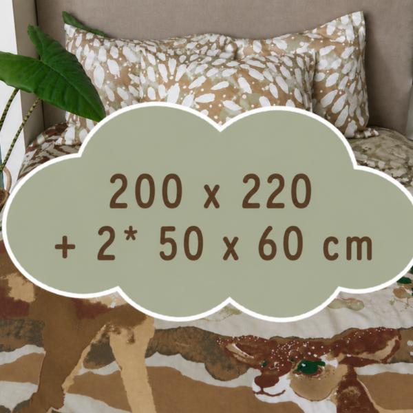 200 x 220 + 2* 50 x 60 cm